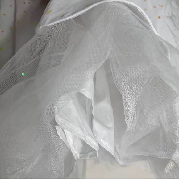 Chasing Fireflies Girls 8 White Fancy Dress Pearls Sequins Flower Girl Communion - Picture 6 of 10